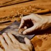 Handpan Kette aus Holz